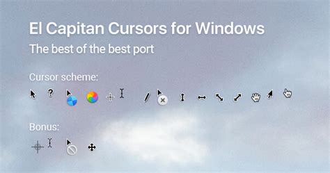 Best Mouse Cursors Schemes For Windows