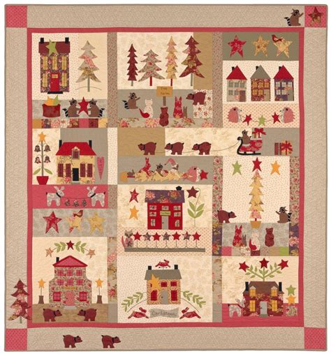 A Woodland Christmas Christmas Quilt Patterns Christmas Quilts
