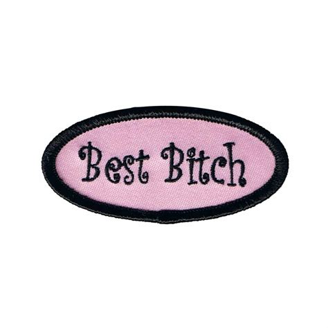 Best Bitch Name Tag Patch Red Zone Shop