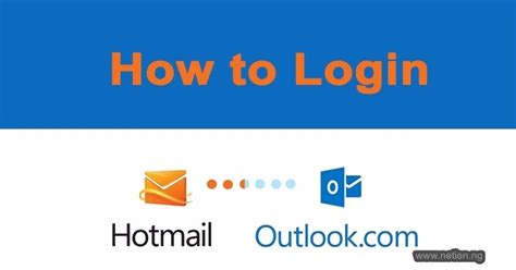 Hotmail Signing In To Hotmail Is A Very Simple Process You Will Just