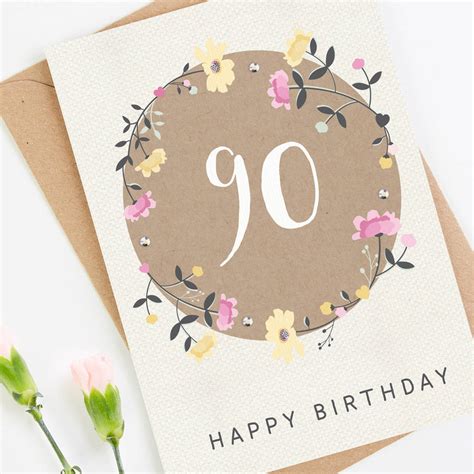 90th Birthday Cards
