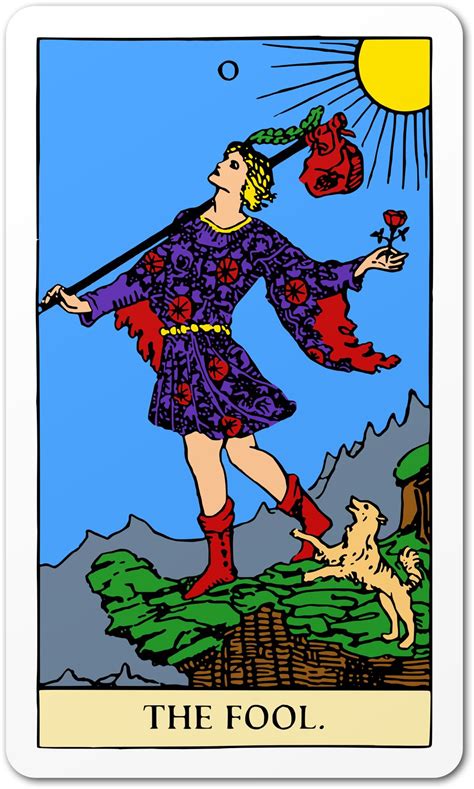 Fool Tarot In Blue The Fool Tarot Tarot Cards