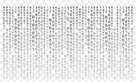 Binary Png Binary Black And White Background Transparent Png