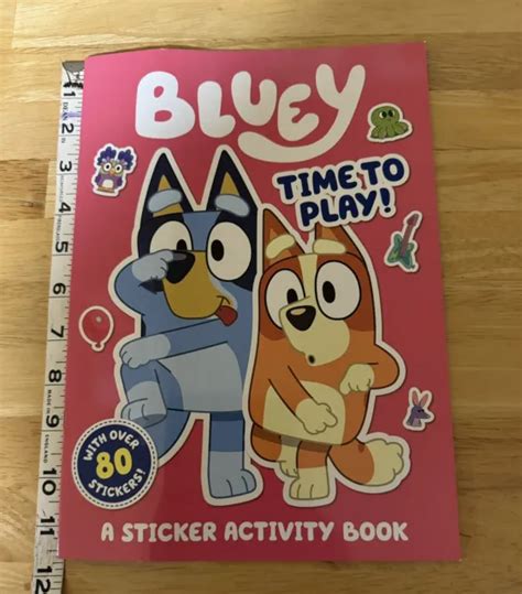 Bluey Ser Bluey Time To Play A Sticker And Activity Book By