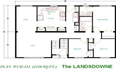 1000 Sq Ft Ranch Plans House Plans Under 1000 Sq Ft Small House Floor