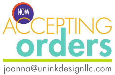 Unink Design Llc Now Accepting Orders