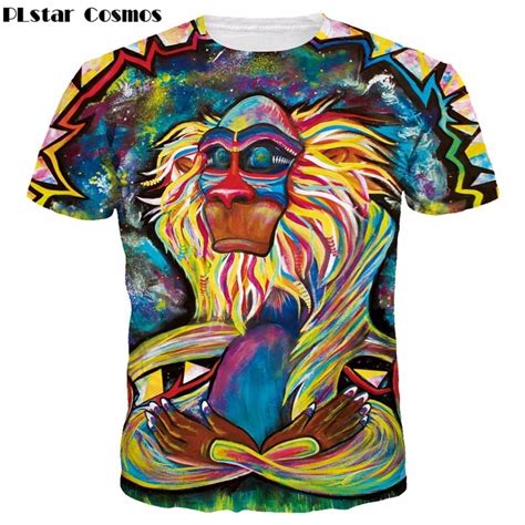 Plstar Cosmos Graffiti Sorcerer T Shirts Menwomens Tees Summer Tops Short Sleeve 3d Tshirts