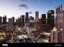Downtown City skyline, Houston, Texas, United States of America Stock ...