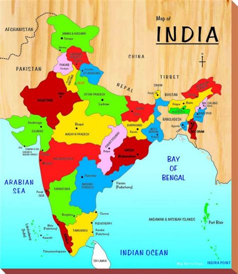 Mapa Da India Mapa