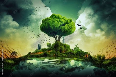 The Fragility Of Nature A Surreal Depiction Of Climate Change Created