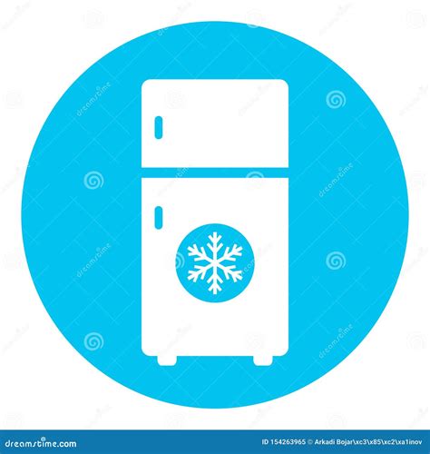 Refrigerator Vector Illustration Flat Cartoon Open And Closed Fridge