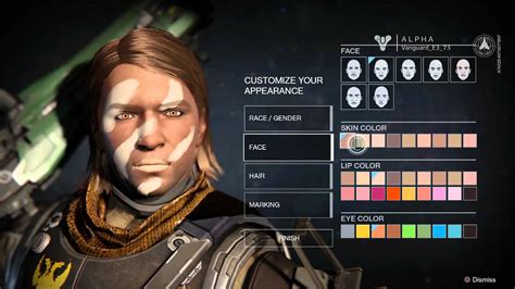 Destiny Character Creation Hunter Guardian Customization Features