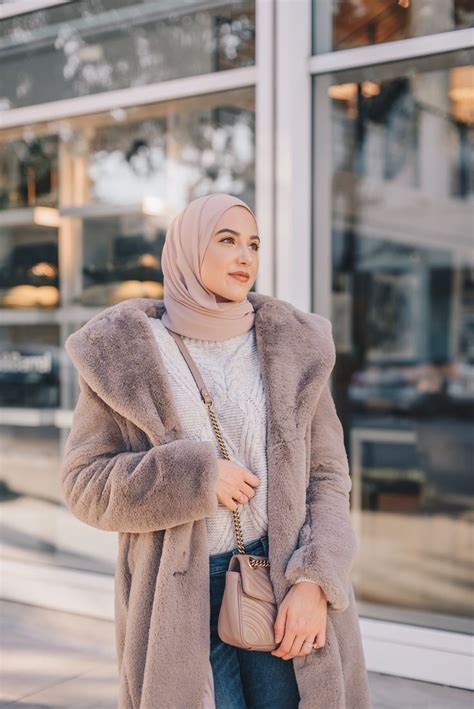 winter hijab fashion
