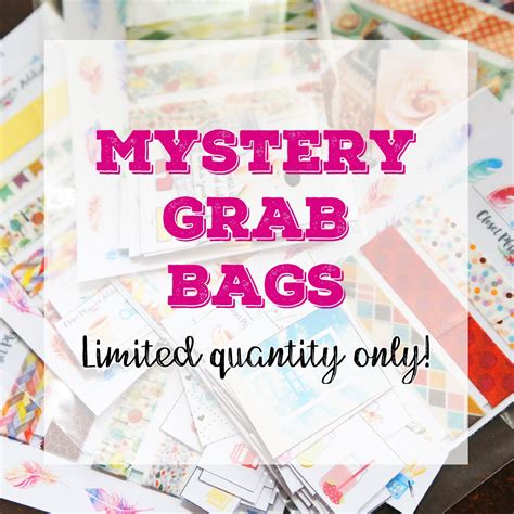 Time For Some Mystery Grab Bags Each Bag Contains A Random Assortment