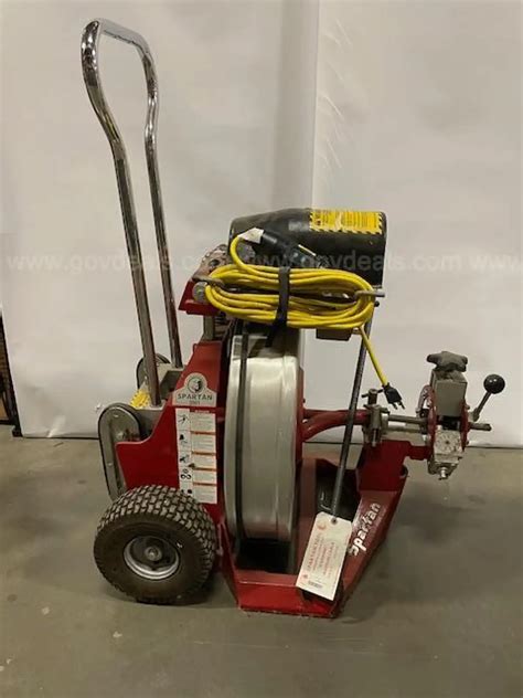 Spartan Tool Model 2001 Drain Cleaning Machine Govdeals