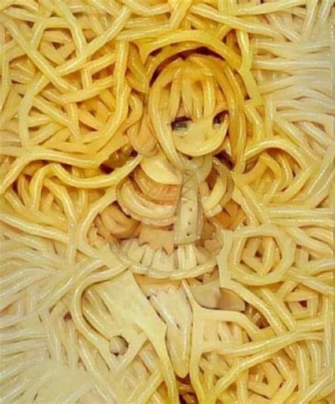 Anime Noodles Ostagram Spaghetti Mashups Noodle Art Pasta Art Anime Funny