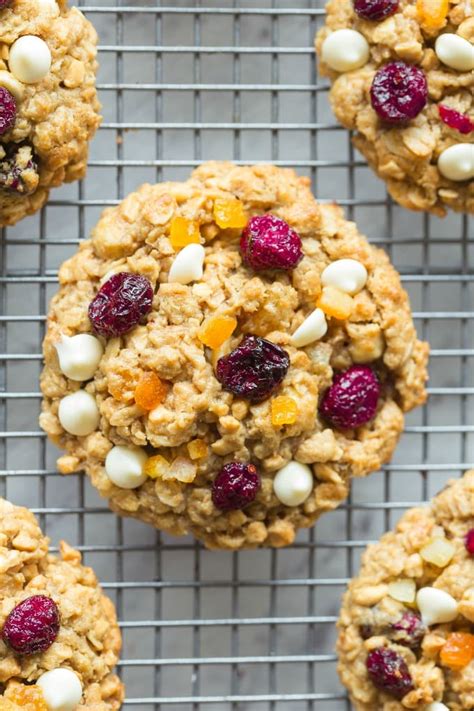 Cranberry Orange Oatmeal Cookies Gluten Free Vegan Flourless