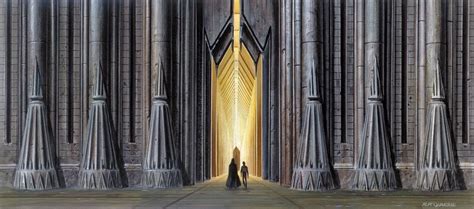 Ralph McQuarrie Art And Designs For The Emperors Throne Room And