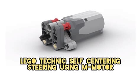Lego Technic Self Centering Steering Using M Motor Free Building Guide