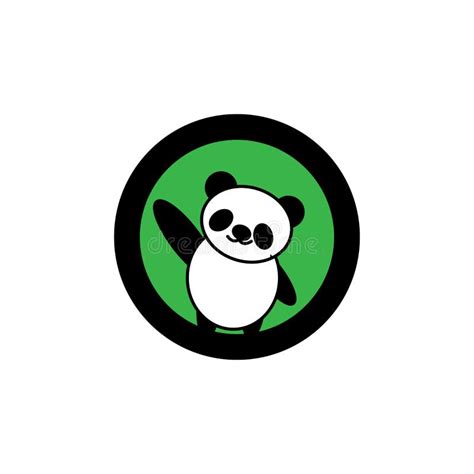 Cute Panda Icon Icon Stock Vector Illustration Of Vector 227915523