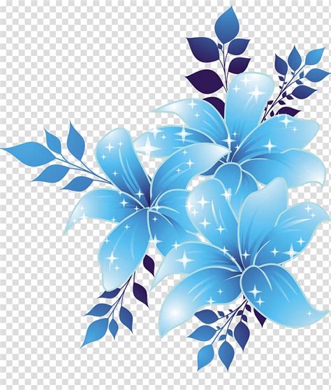 Locate Transparent Graphic Transparent Background Blue Flower Png Of