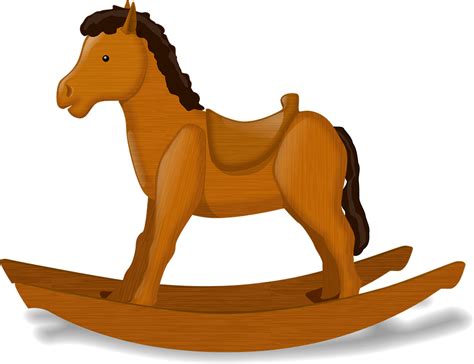 Rocking Horse Sticker Clipart Rocking Horse Gold Clipart Png Rocking