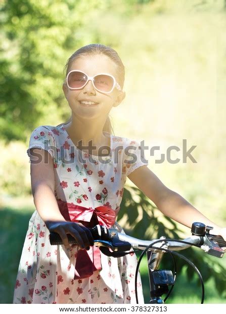 Little Girl On Bike Stock Photo 378327313 Shutterstock