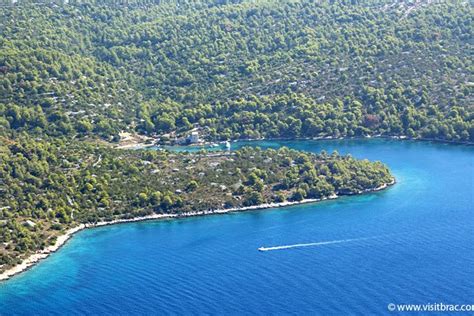 Bucht Stipanska Sutivan Insel Bra Kroatien