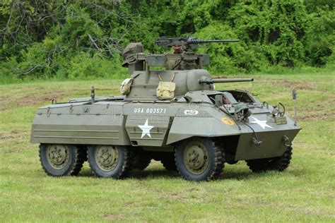 M8 Greyhound Armored Car From The Museum Of American Armor During World