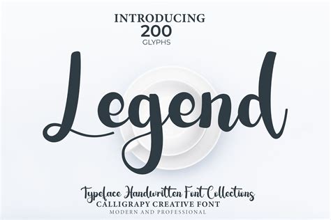 Legend Font By Arief Indra Pratama · Creative Fabrica