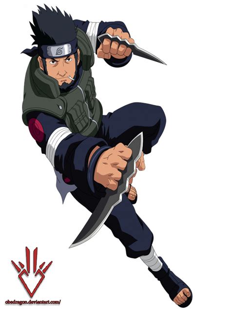 Asuma Sarutobi Naruto Render De Obedragon Naruto Shippuden Sasuke