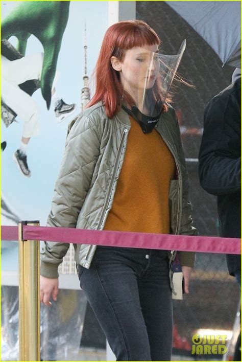 Jennifer Lawrence Sports New Red Hair On Dont Look Up Set With