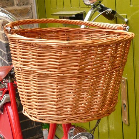 Classic Wicker Bike Basket Cyclechic Cyclechic Bike Basket