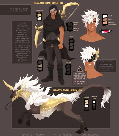 Duelist Ref By Sirkoday Fantasy Character Design Character Design