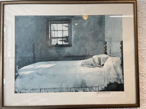 Sold Price Framed Hand Signed Andrew Wyeth Print May 1 0121 600