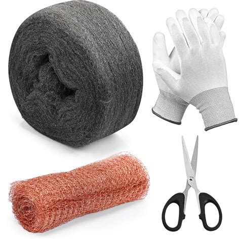 Buy Patelai 4 Pieces Copper Mesh Steel Wool Animal Control Fill Copper