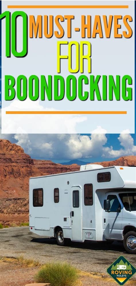 This is probably the number one thing that puts people off of trailers and leads so if you've spent the night boondocking in one location and are travelling to another boondocking location, your batteries can recharge while you. 10 Boondocking Accessories | Rv accessories, Rv travel, Rv camping