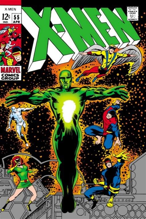 X Men 55 Comics Marvel Comics Covers X Men