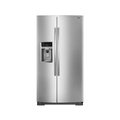 Maytag Msb27c2xam 265 Cu Ft Side By Side Refrigerator W Contoured