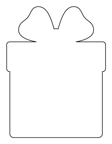 Printable Christmas Present Template