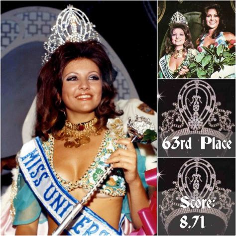 Most Beautiful Miss Universe 1952 2016 66th Place To 63rd Place