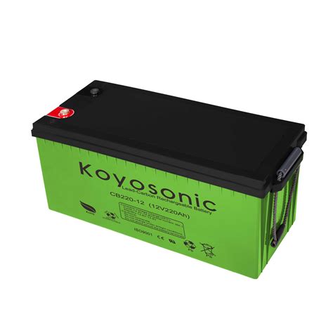 Koyosonic 12v 220ah Lead Carbon Battery Timeproof Heat Resistant