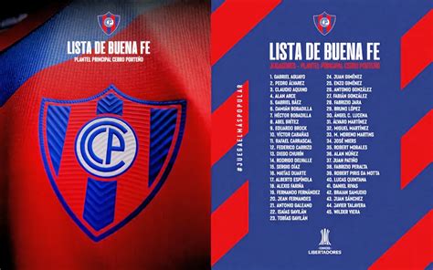 Libertadores 2023 Cerro Porteño Oficializa Su Lista De Buena Fe Club Cerro Porteño