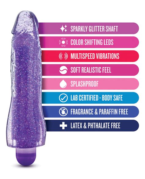 Blush Glow Dicks Glitter Vibrator Molly Purple Bachelorette Place