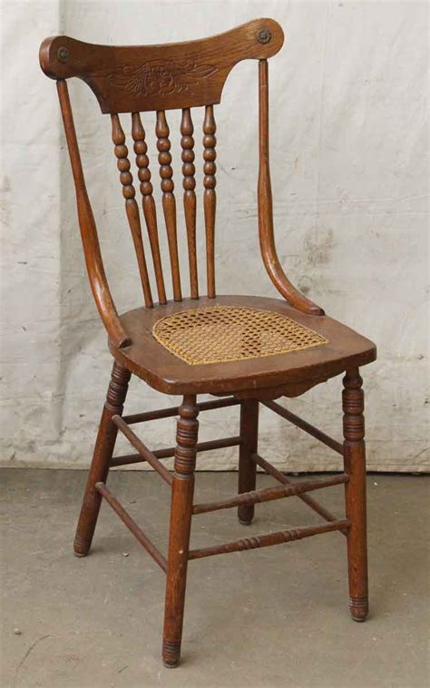 The cost to replace them can be high. Pair of Carved Wood Chairs with Wicker Seat | Olde Good Things