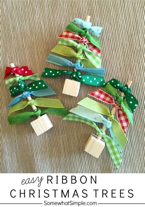 Bake Craft Sew Decorate Easy Ribbon Christmas Trees Classy Clutter