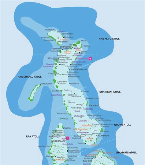 Maldives Resorts Map Maldives Resorts Location Map Southern Asia Asia
