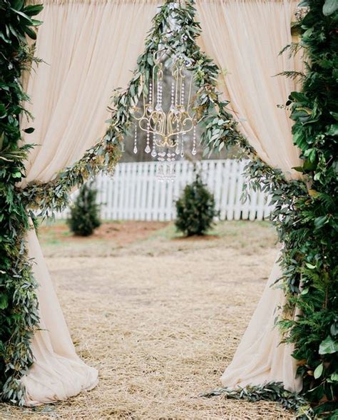 ️ 20 Creative Greenery Wedding Arches With Garland Hmp