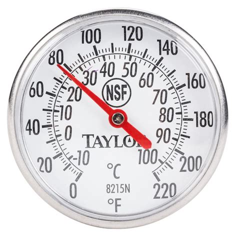 Taylor 8215n 8 Superior Grade Instant Read Probe Dial Thermometer 0 To
