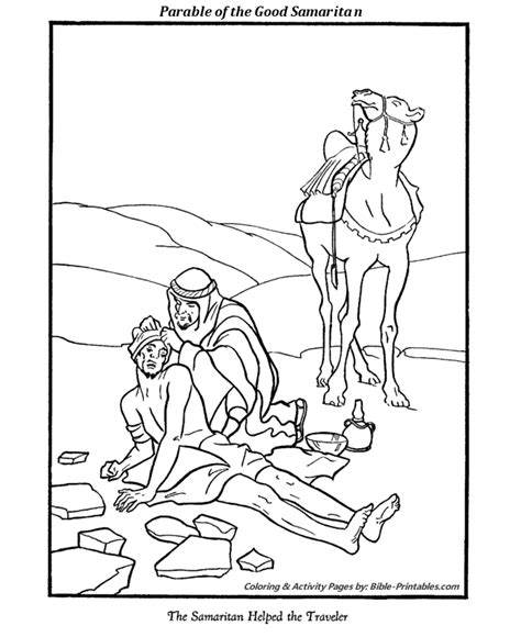 Maybe you would like to learn more about one of these? The Parable of The Good Samaritan Coloring Pages 2 | Jesus ...